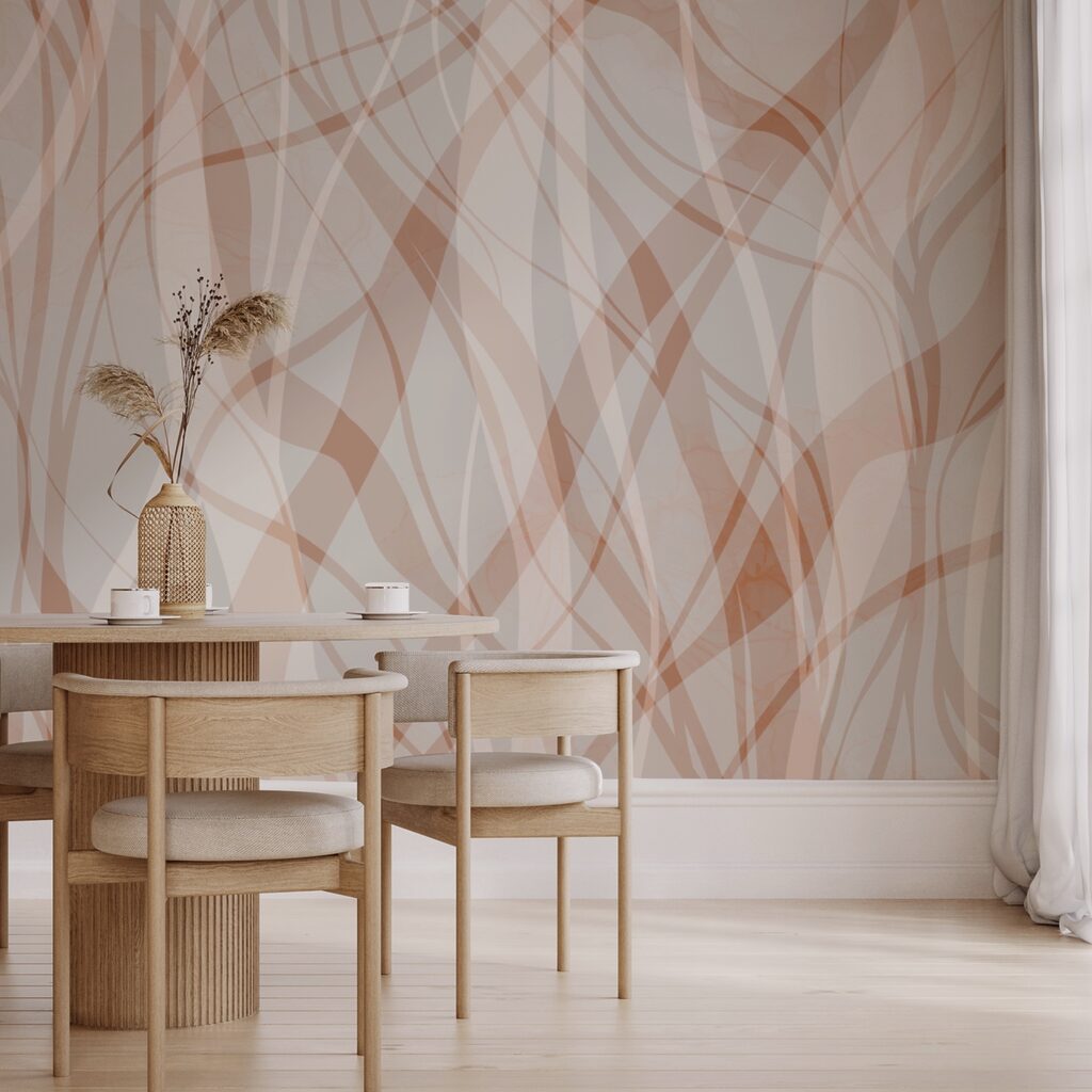 Plynulé línie v jemných odtieňoch