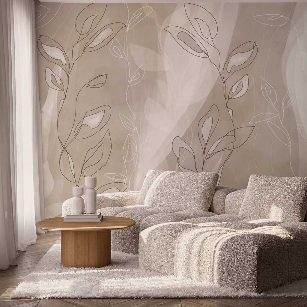 Jemné línie na jemnom pozadí