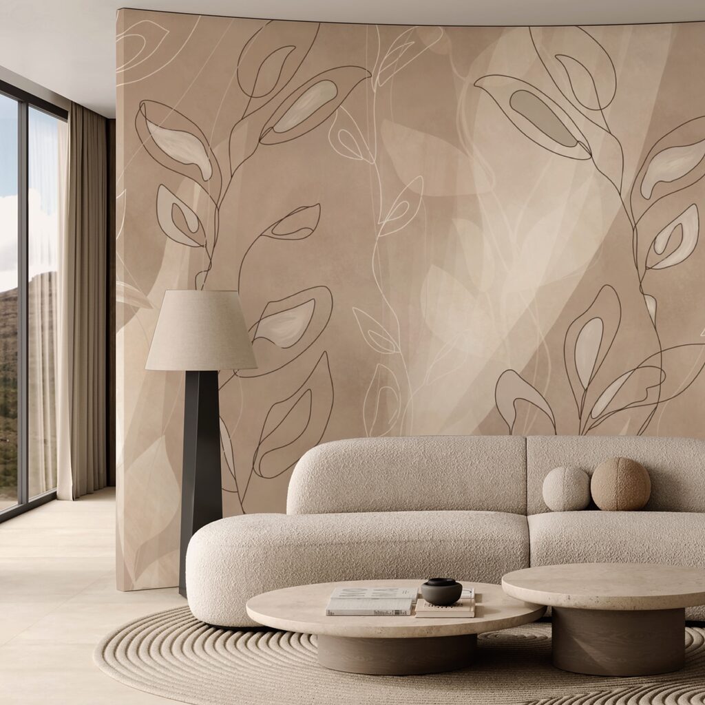 Jemné línie na jemnom pozadí