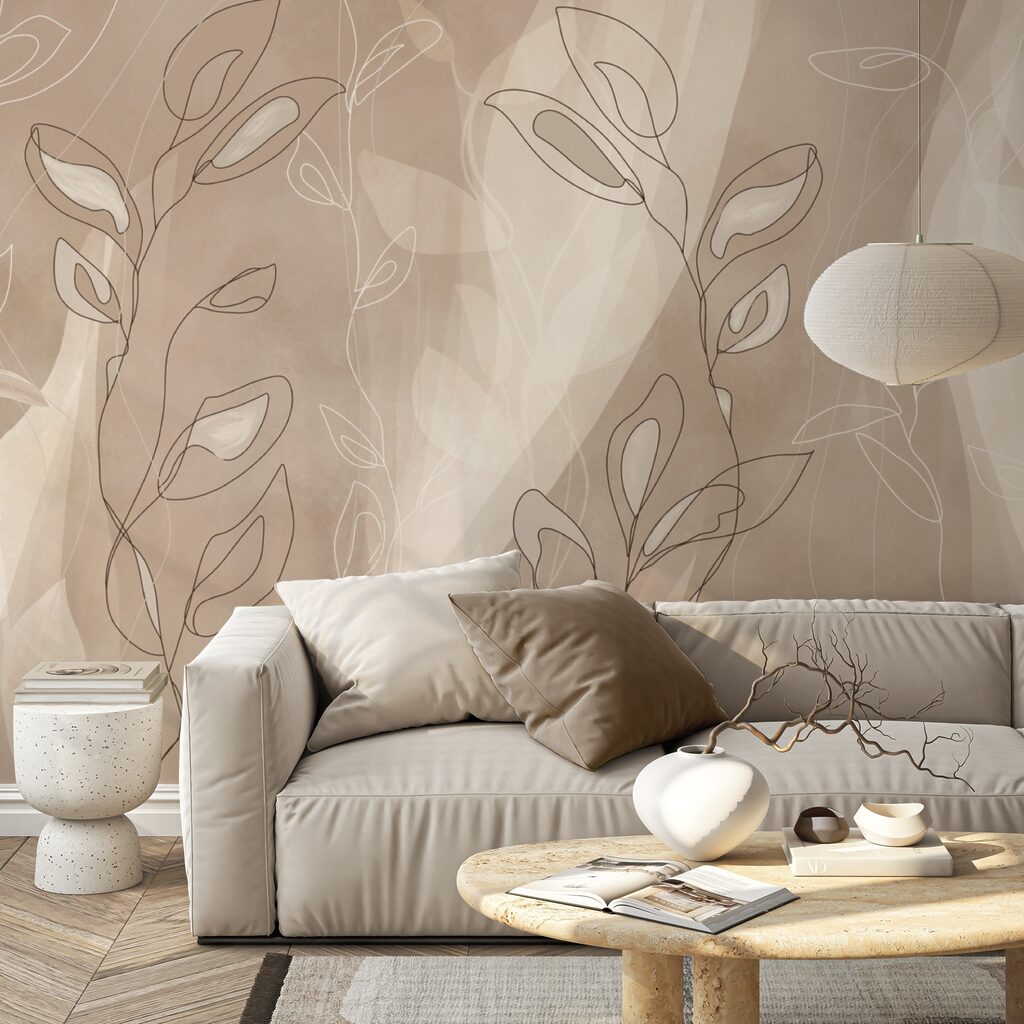 Jemné línie na jemnom pozadí