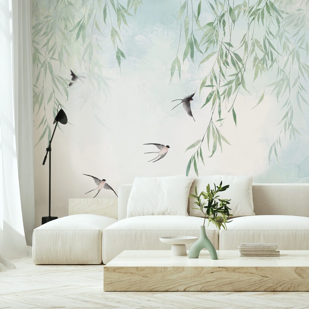 Vtáky lietajúce na oblohe Vtáky lietajúce na oblohe