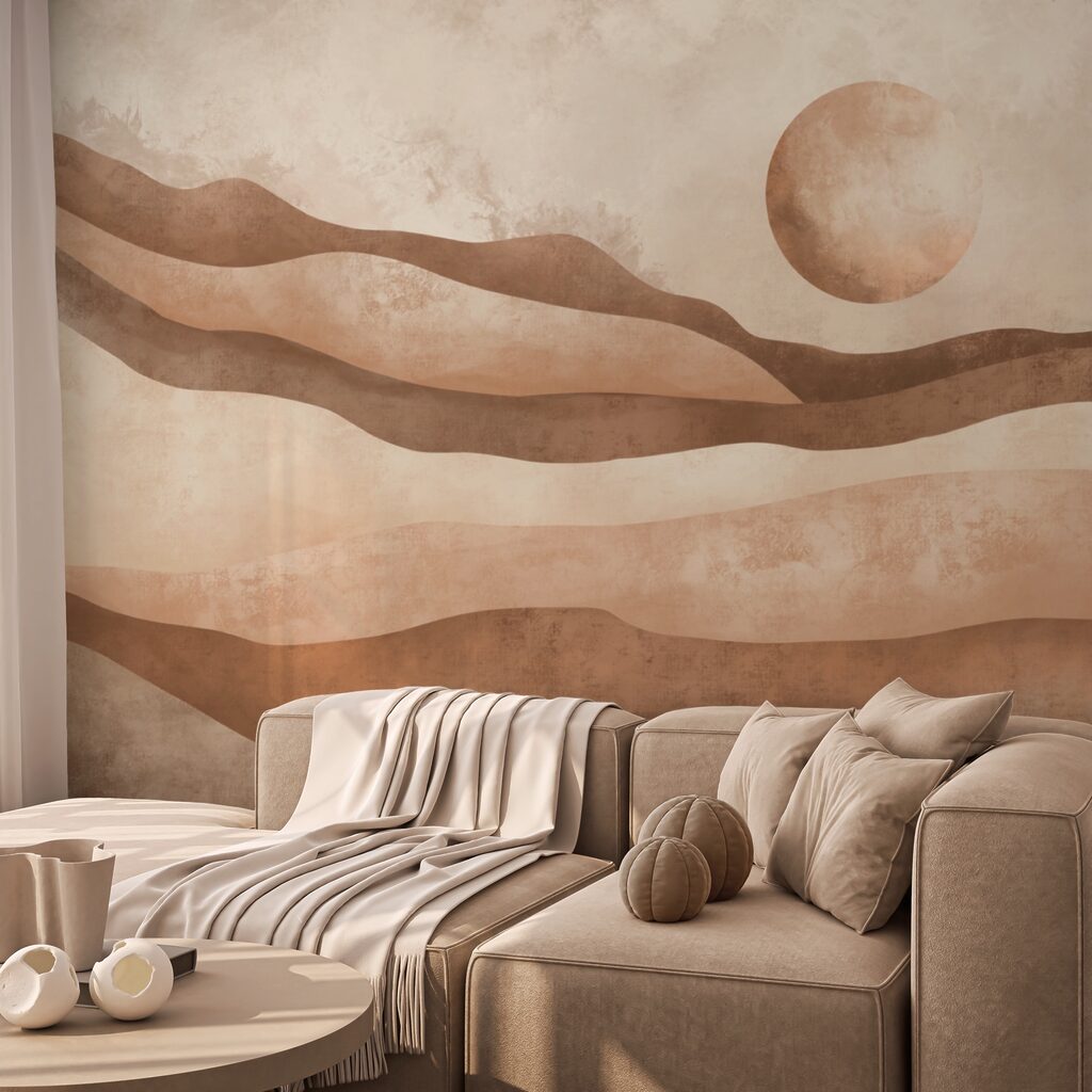 Maľba púštnej krajiny Maľba púštnej krajiny