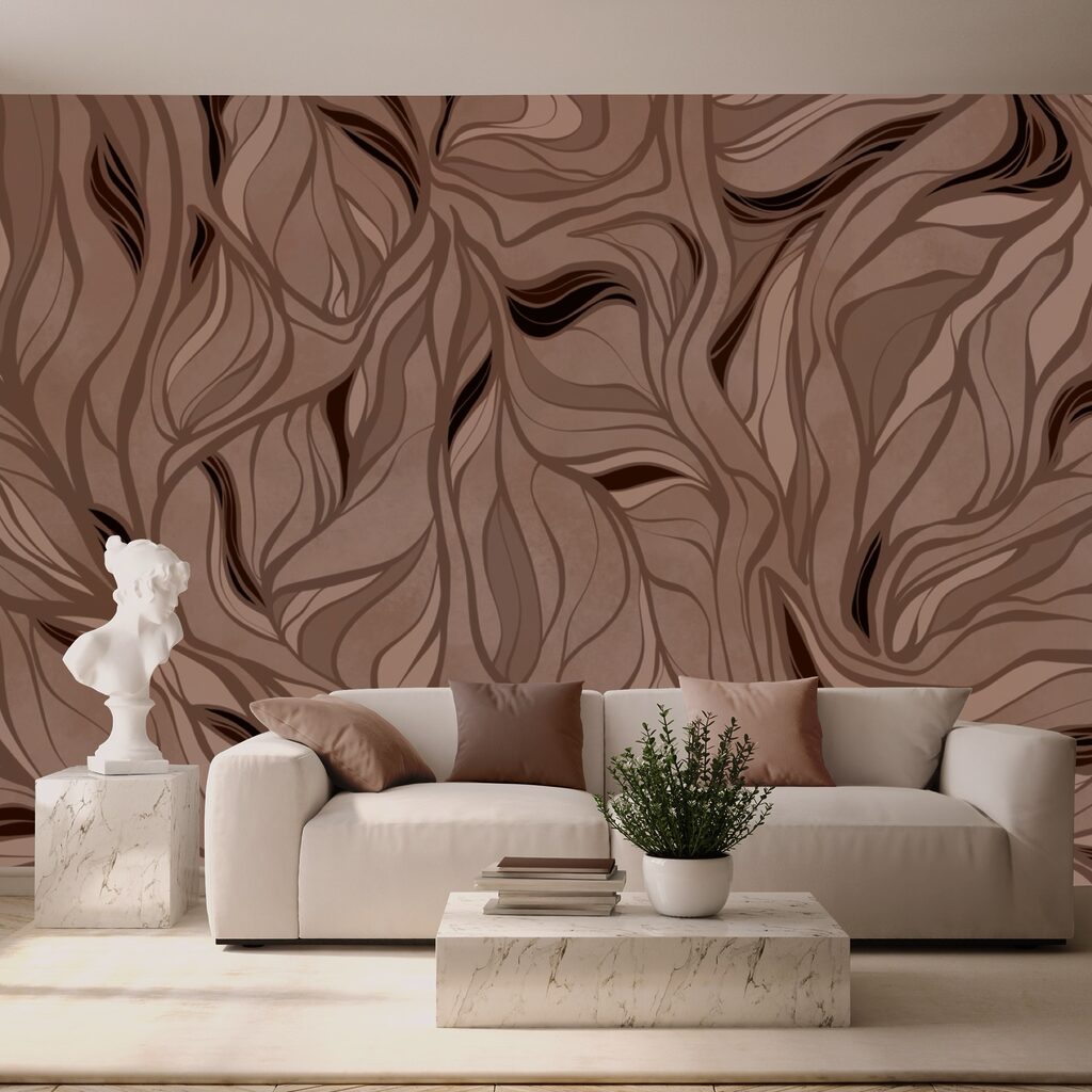 Hnedý a čierny vzor