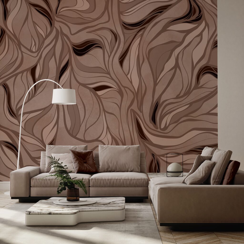 Hnedý a čierny vzor