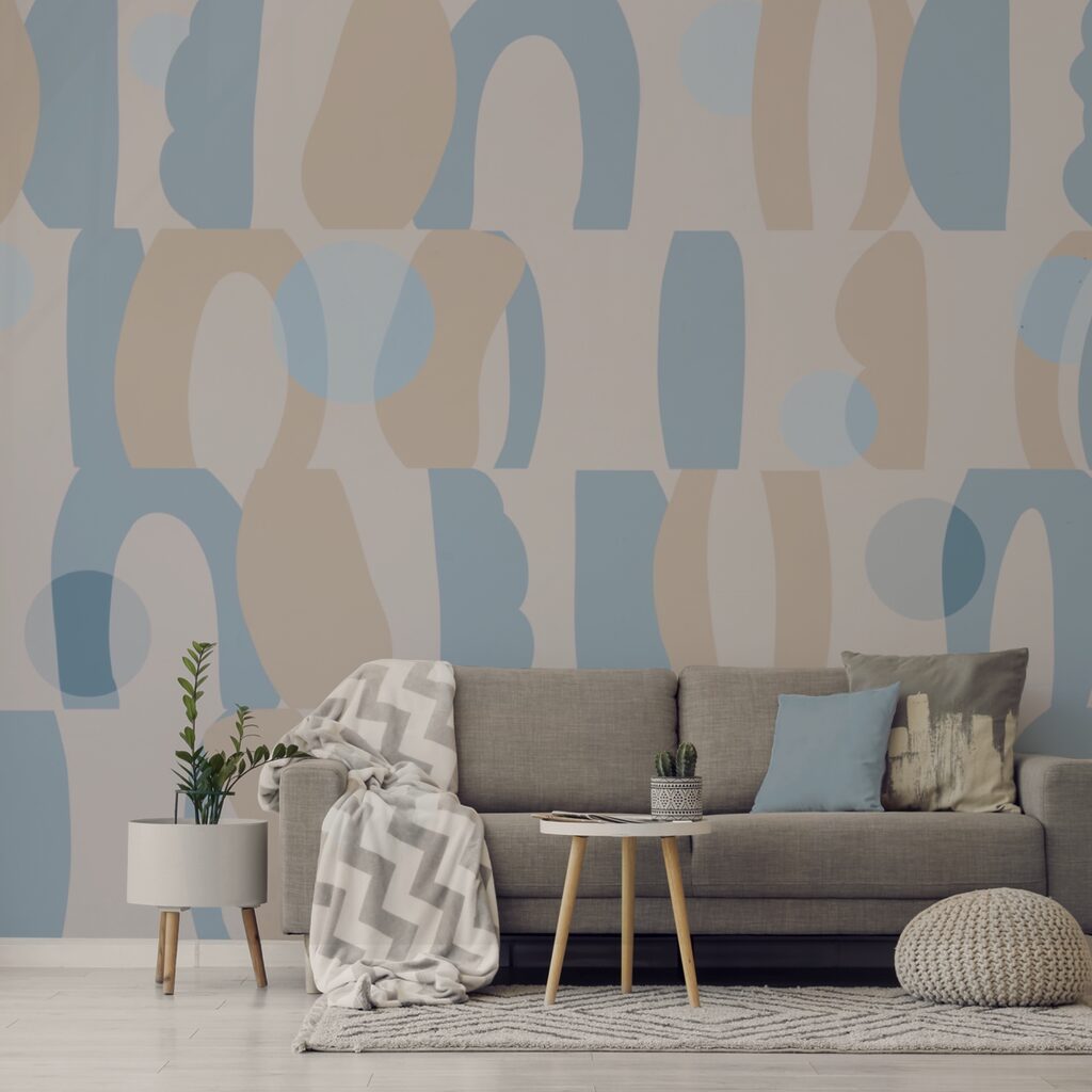 Vzor rôznych tvarov a farieb