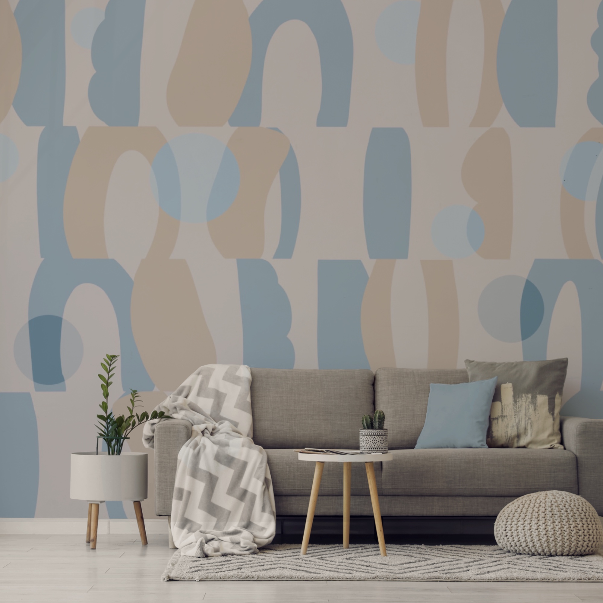 Vzor rôznych tvarov a farieb