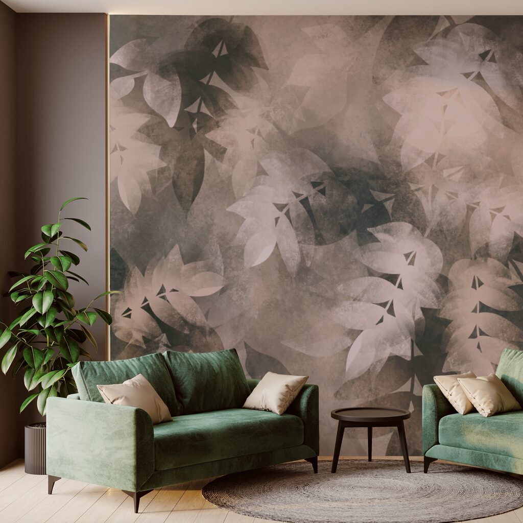 Mäkké listy v jemných odtieňoch