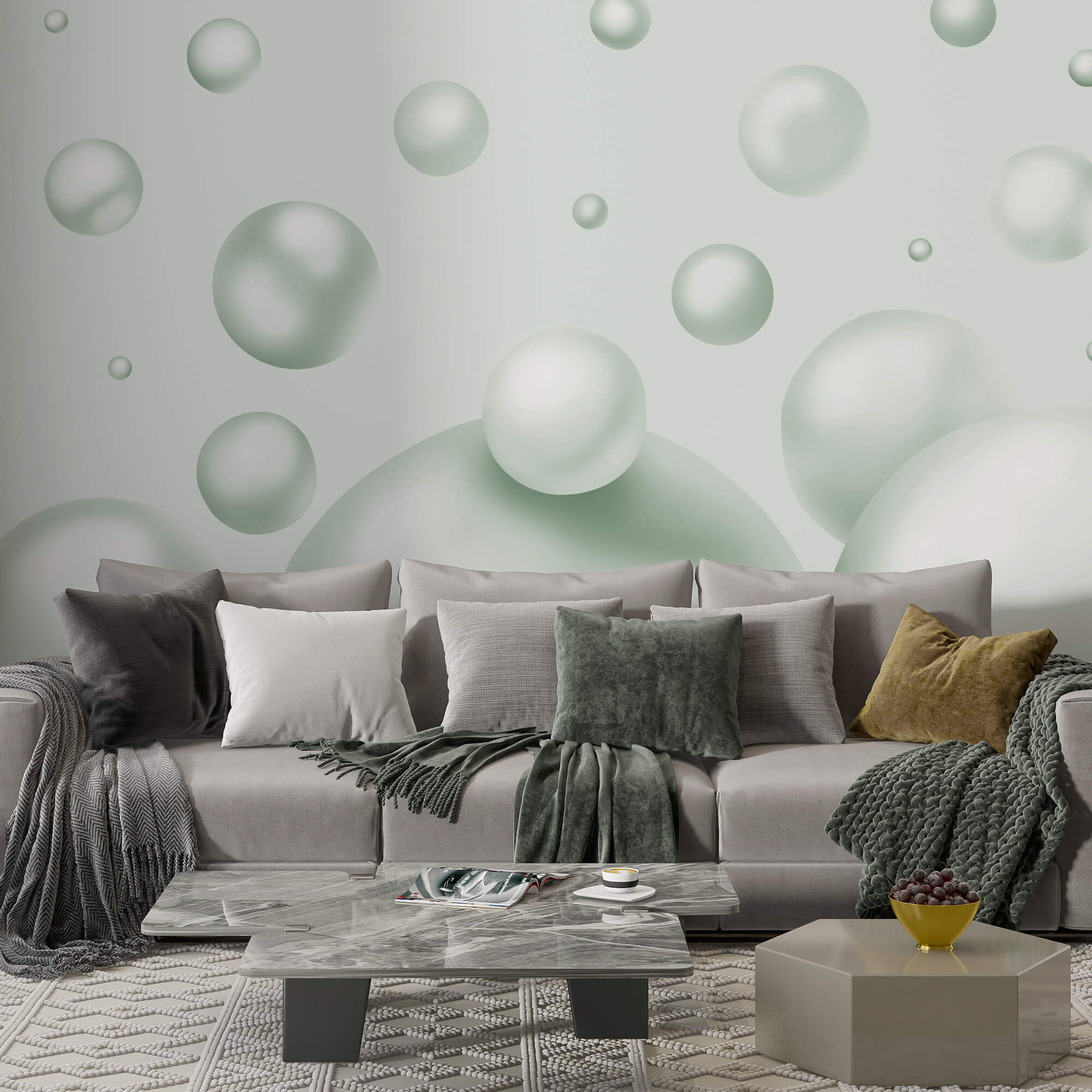 Skupina bielych loptičiek Skupina bielych loptičiek