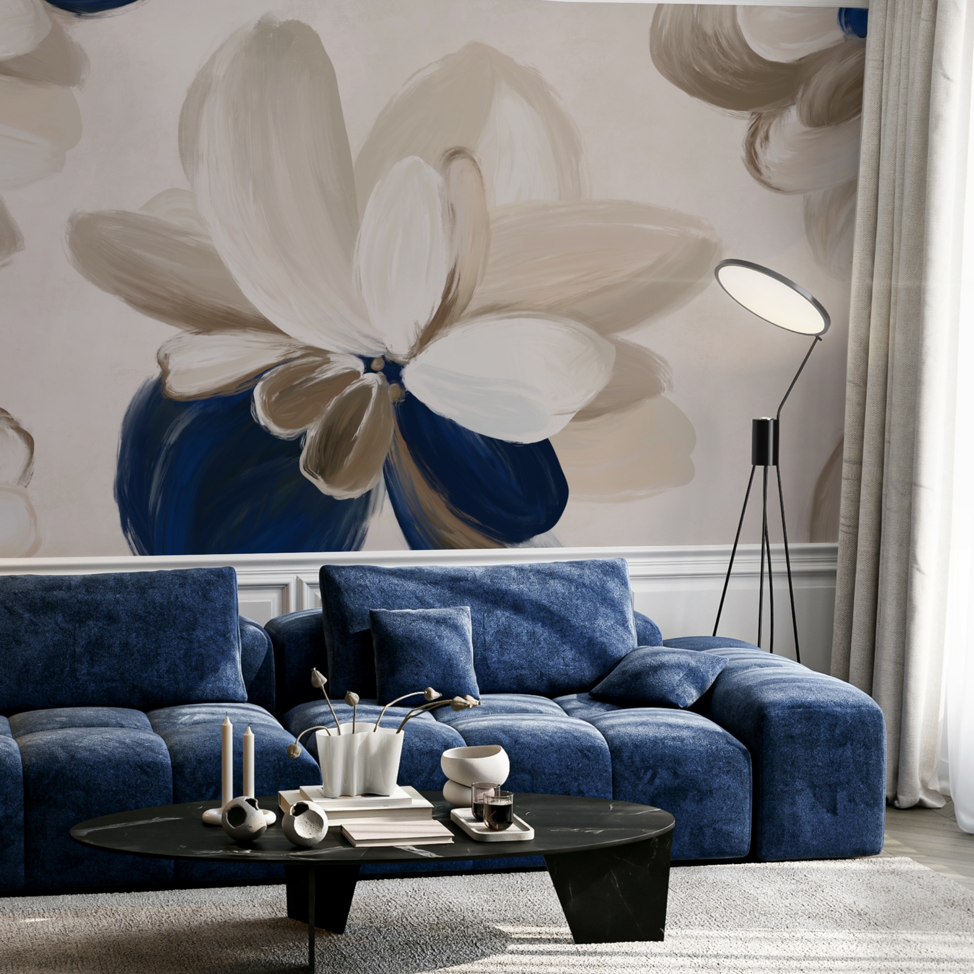 Jemné okvetné lístky v zemitých tónoch Jemné okvetné lístky v zemitých tónoch