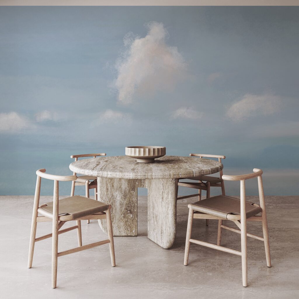 Plachetnica uprostred vodnej plochy Plachetnica uprostred vodnej plochy