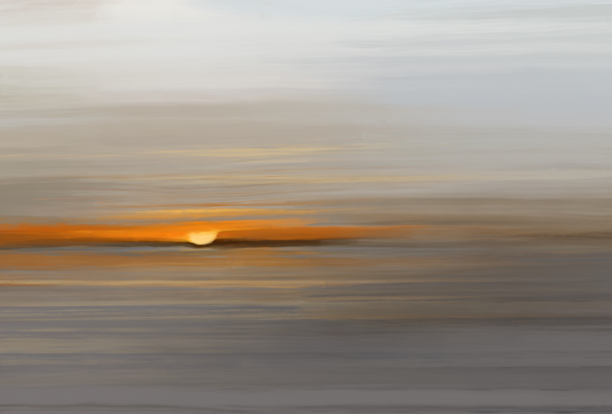 Sunset over water Sunset over water