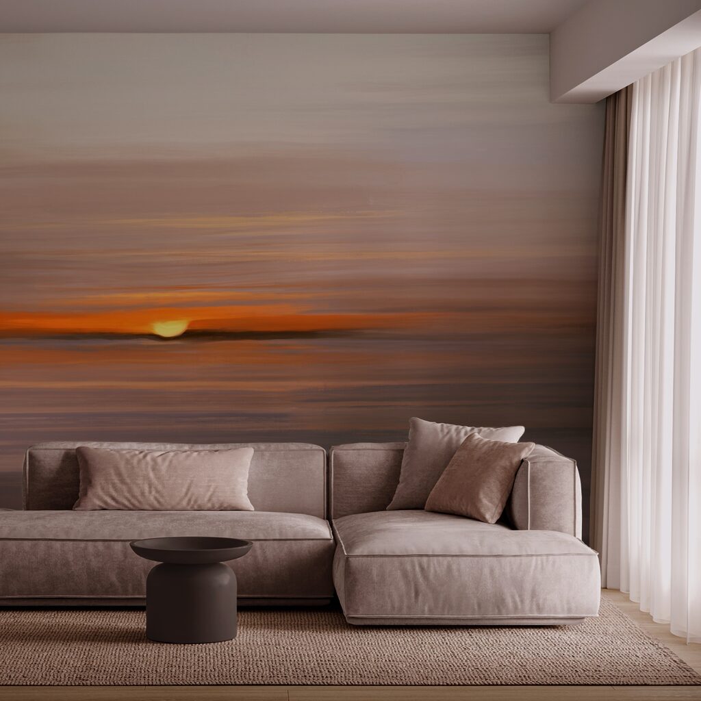 Západ slnka nad vodou