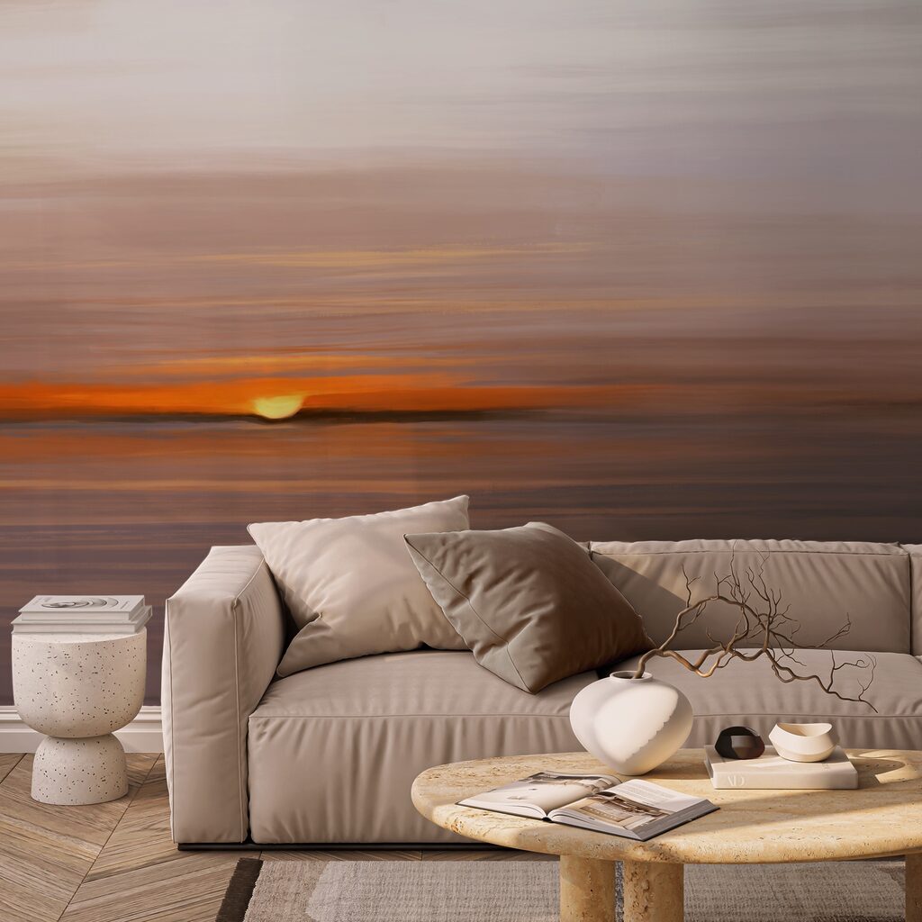 Západ slnka nad vodou