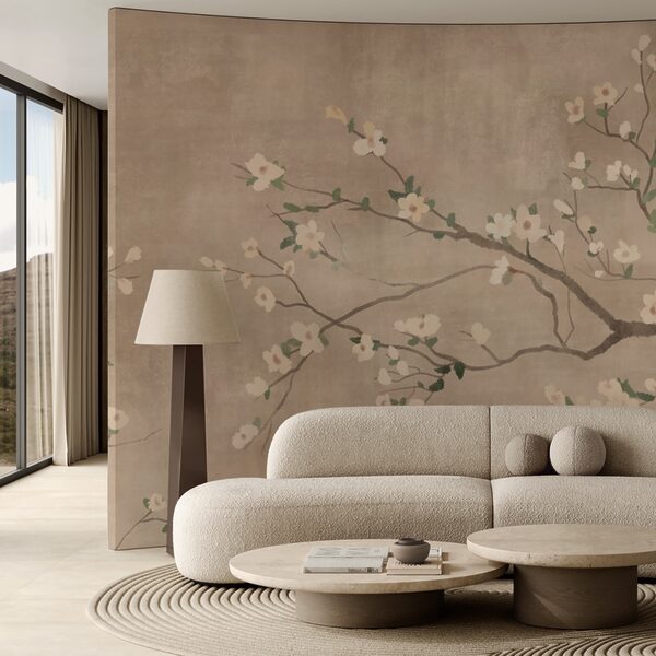 Vetva stromu s bielymi kvetmi Vetva stromu s bielymi kvetmi