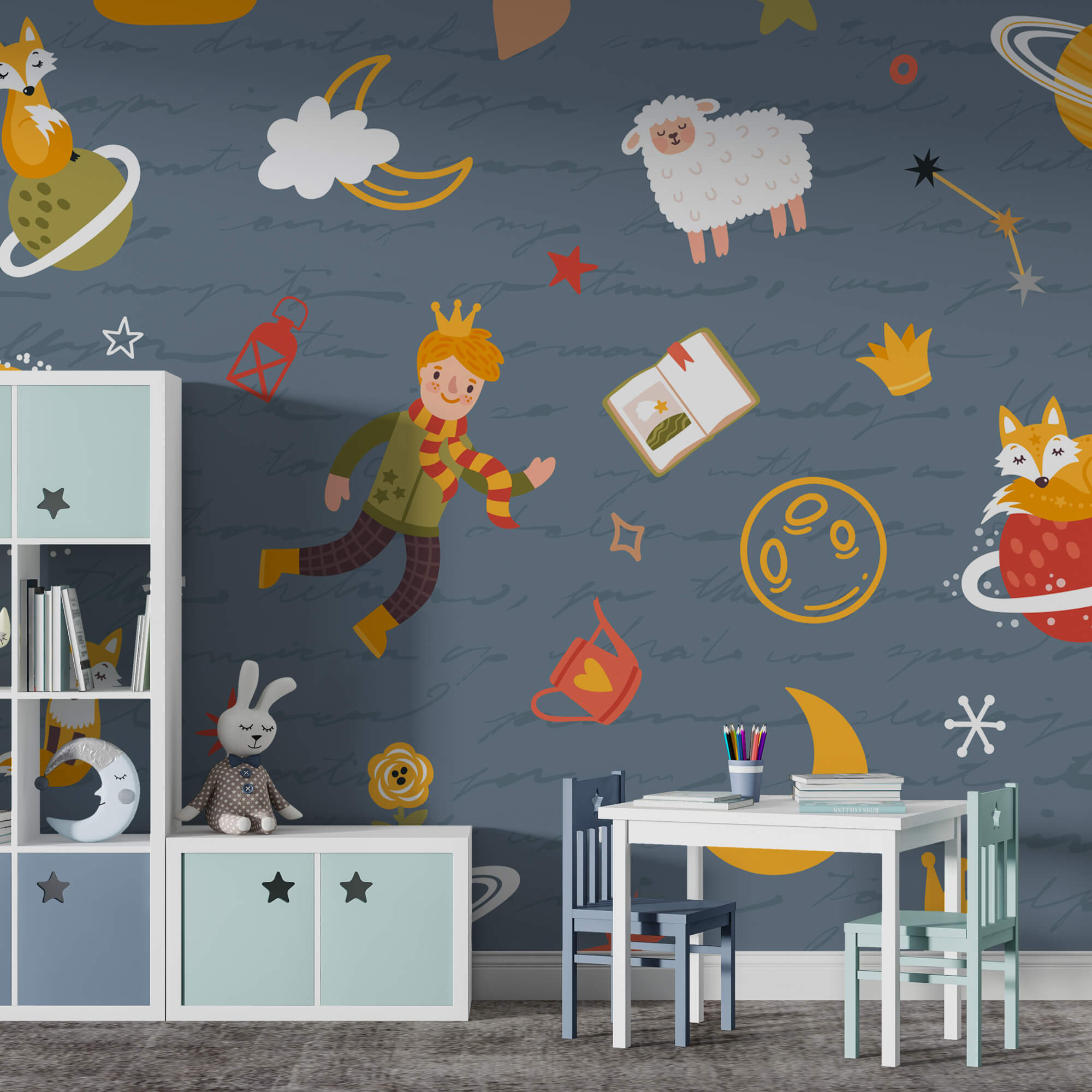 Vzor kreslených postavičiek Vzor kreslených postavičiek