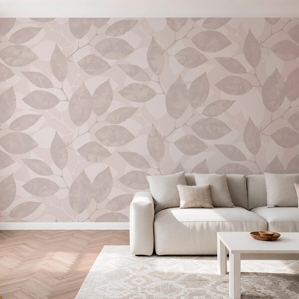 Vzor listov na bielom pozadí