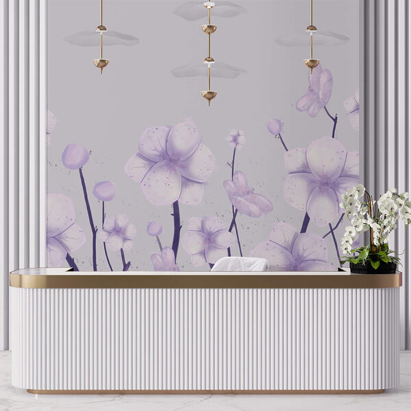 Skupina kvetov na bielom pozadí