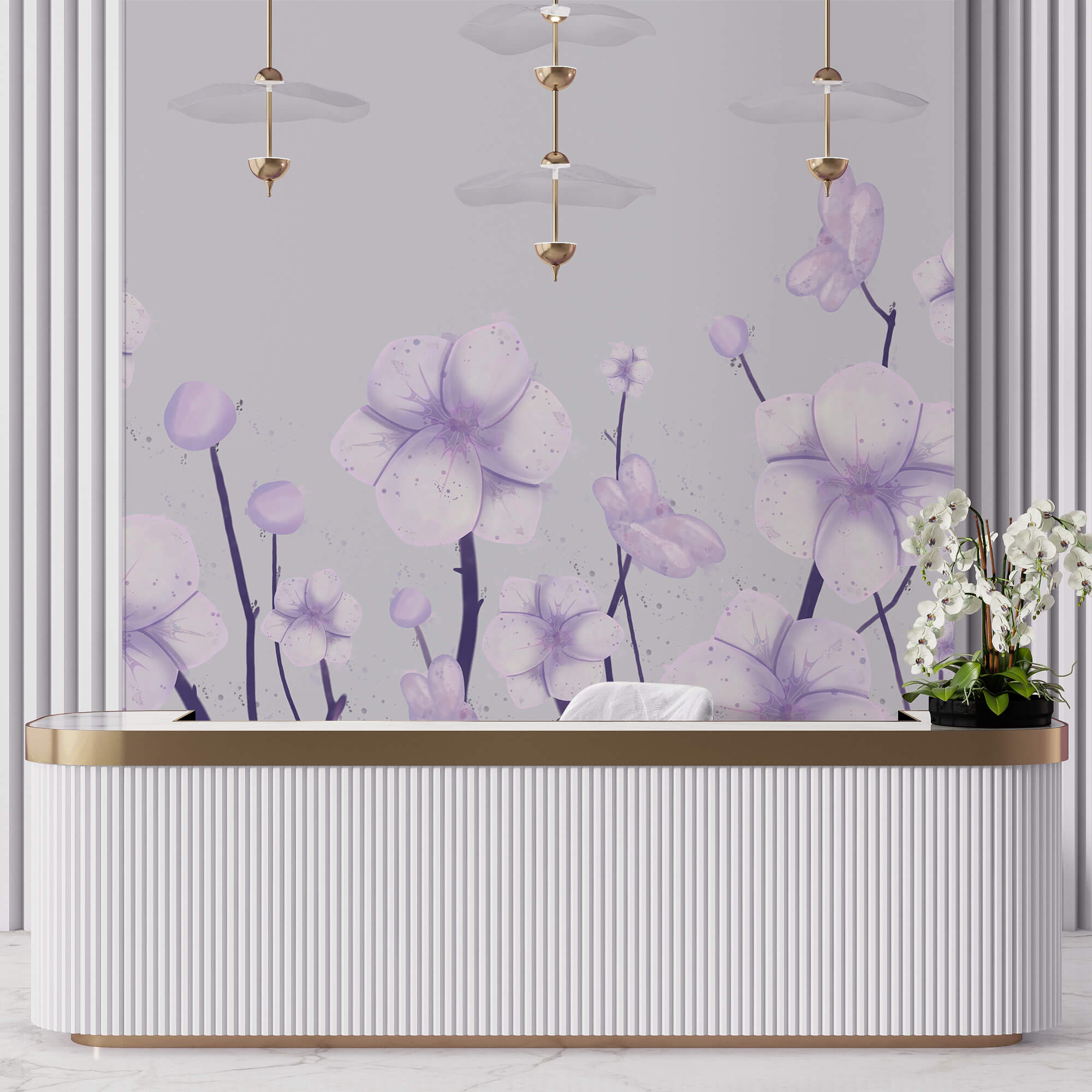 Skupina kvetov na bielom pozadí