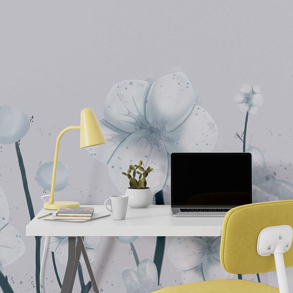 Skupina bielych kvetov