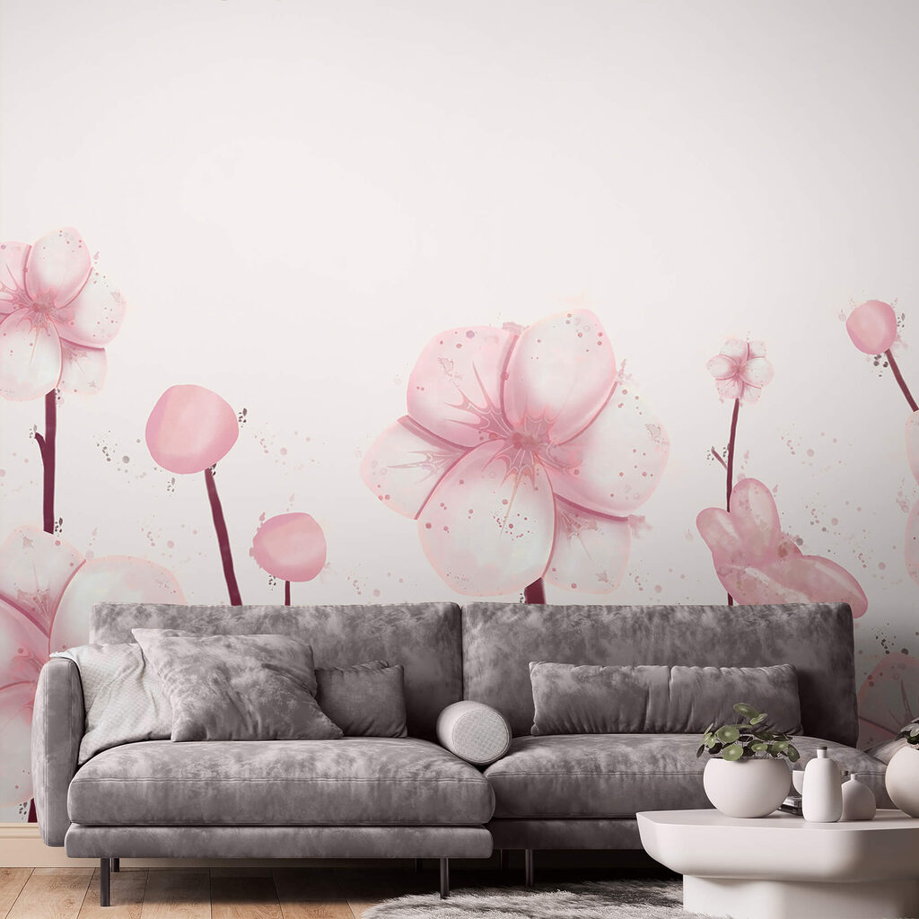 Skupina ružových kvetov