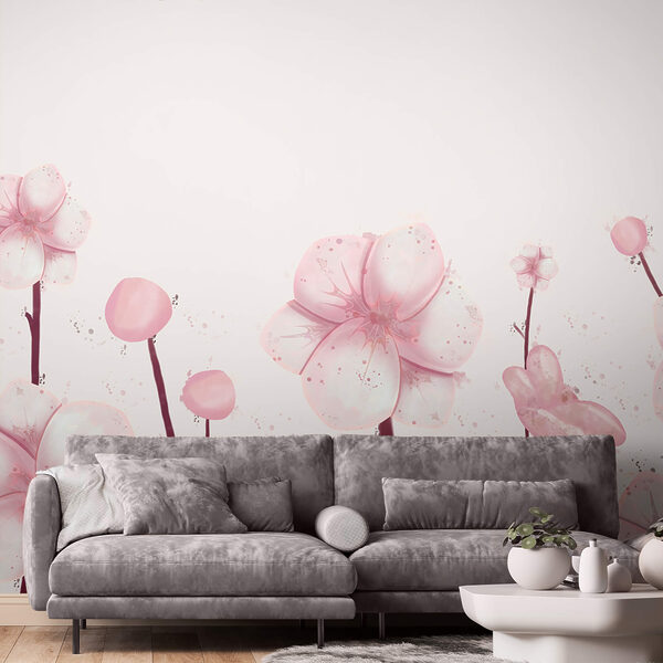 Skupina ružových kvetov