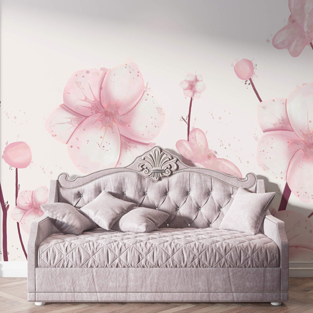 Skupina ružových kvetov