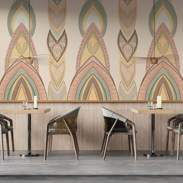 Vzor farebných tvarov Vzor farebných tvarov