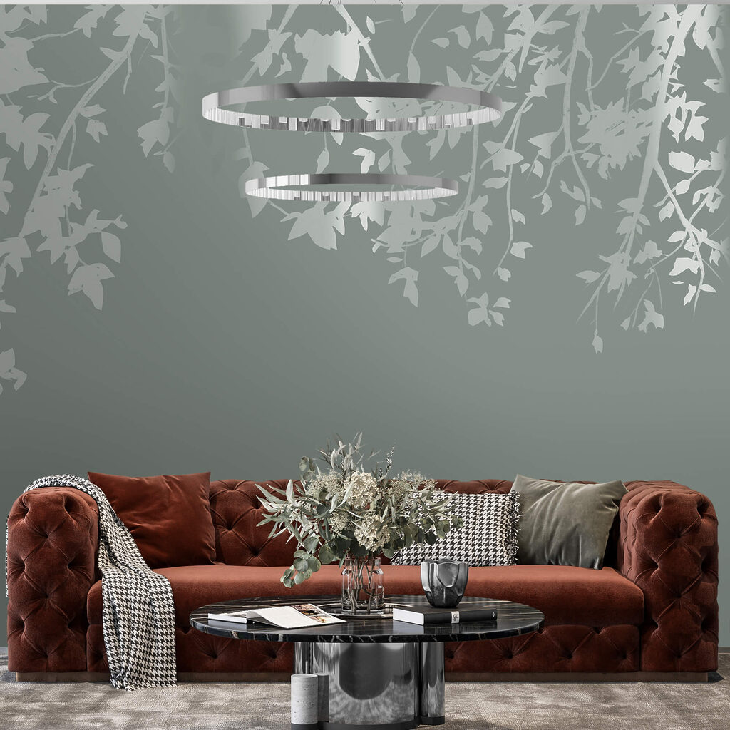 Vetvy stromov s listami Vetvy stromov s listami