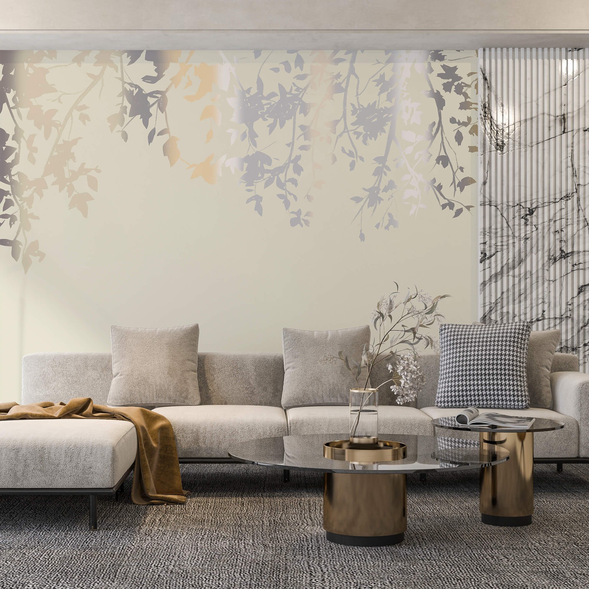 Vetvy stromov s listami