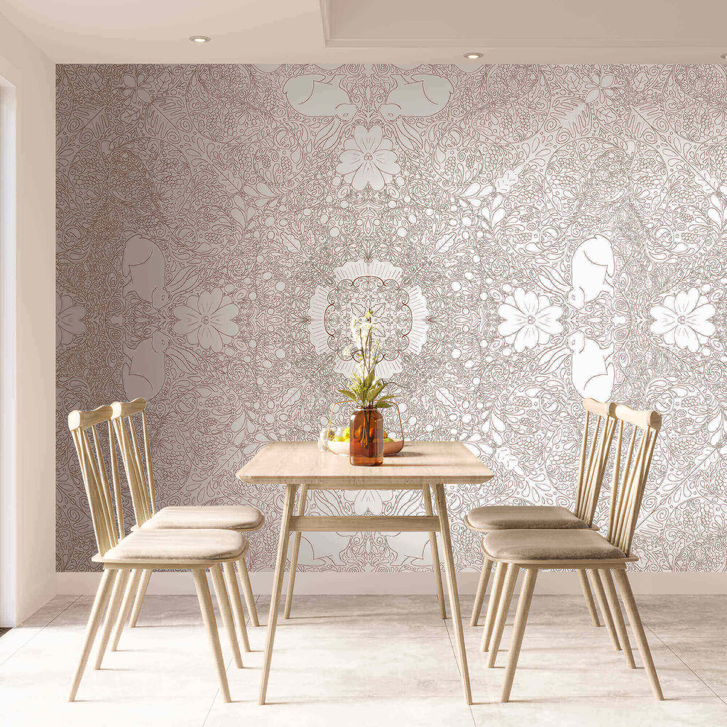 Biely a červený vzor