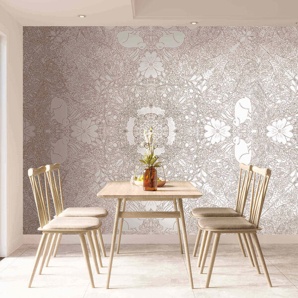 Biely a červený vzor