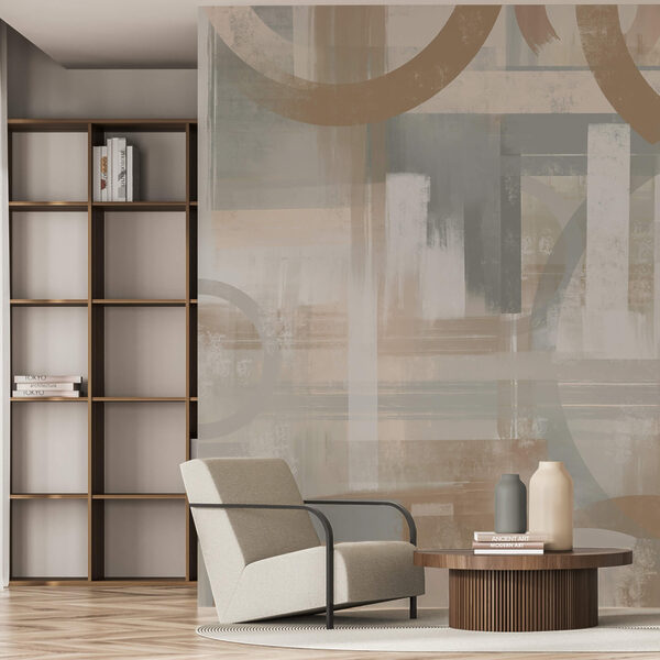 Fototapety Fototapety Maľovanie kruhov a čiar (Katalógové číslo: t00347)