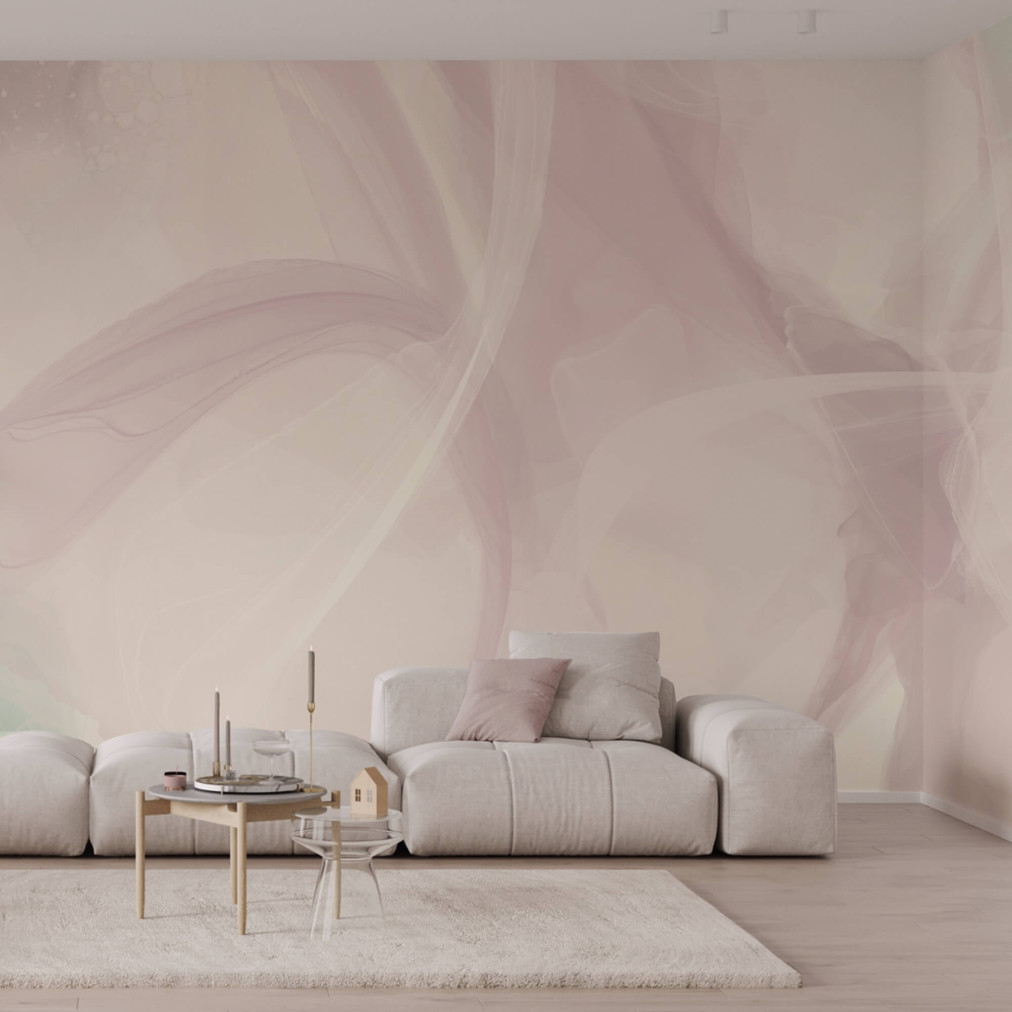 Jemné odtiene splývajúce v nežnej harmónii