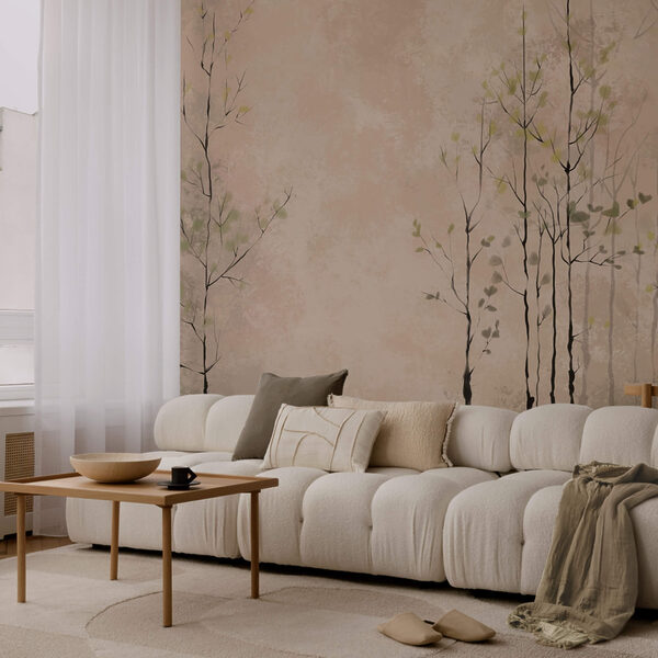 Skupina stromov s listami