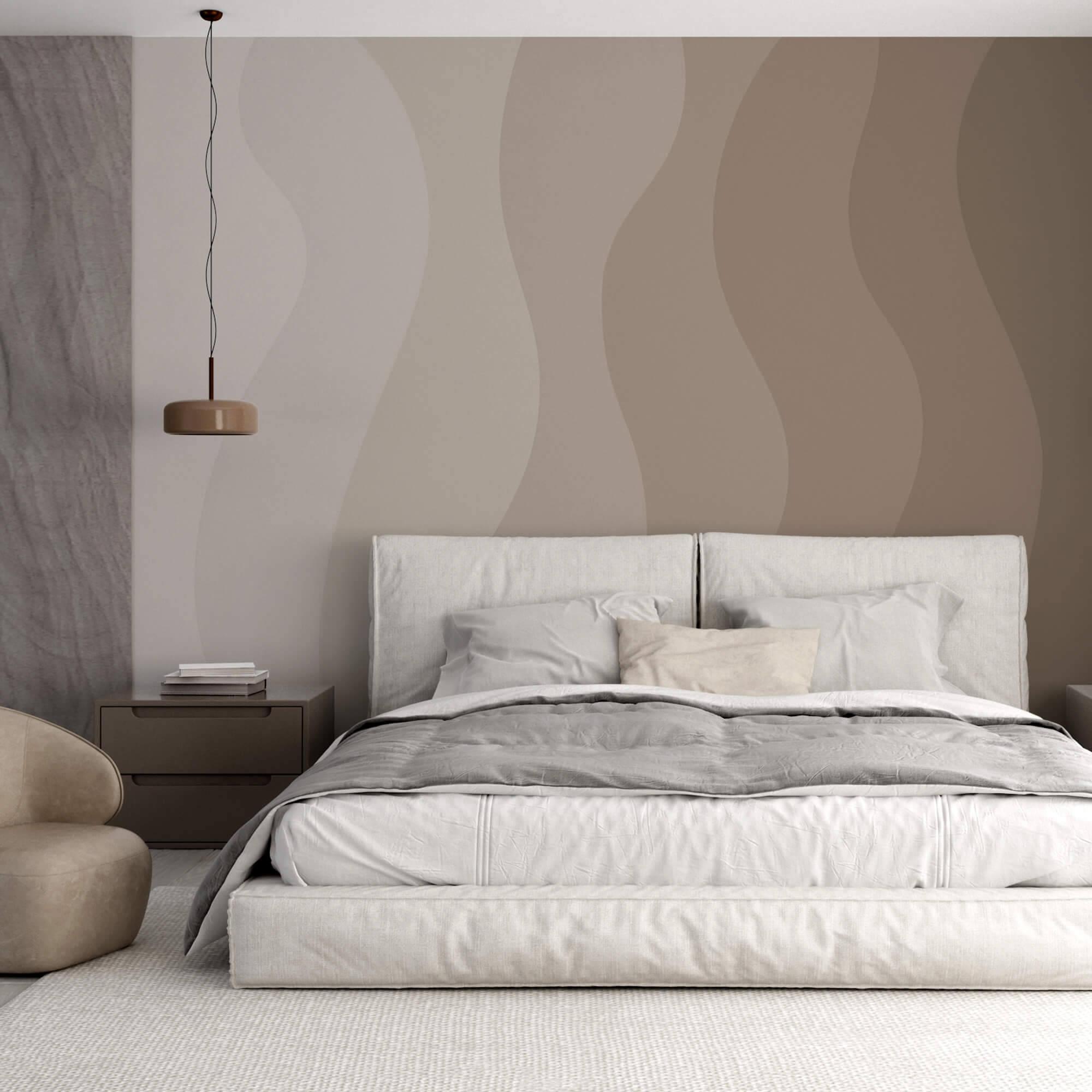 Harmonické vlny jemných farieb