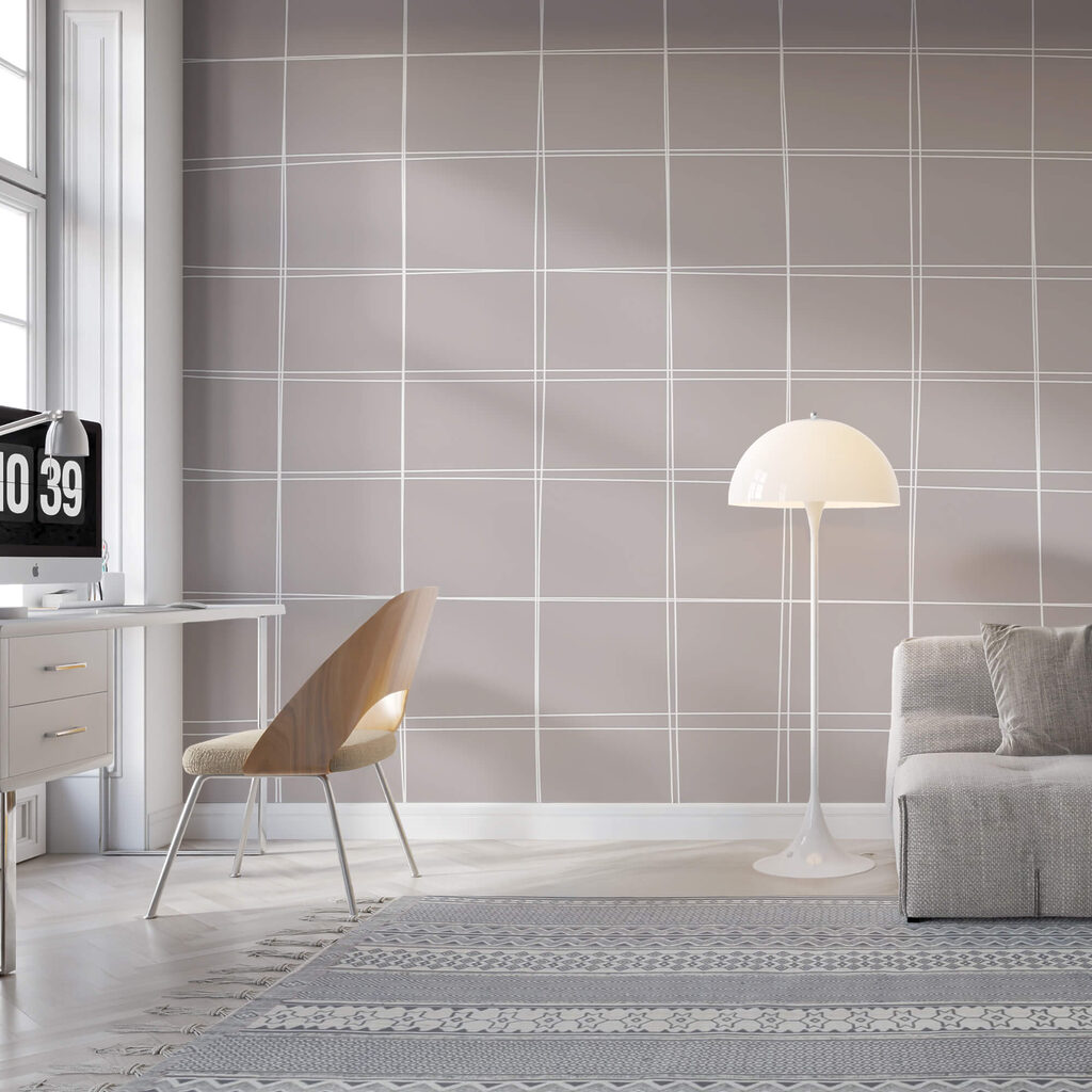 Sivá a biela mriežka Sivá a biela mriežka