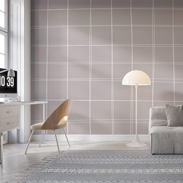 Sivá a biela mriežka Sivá a biela mriežka