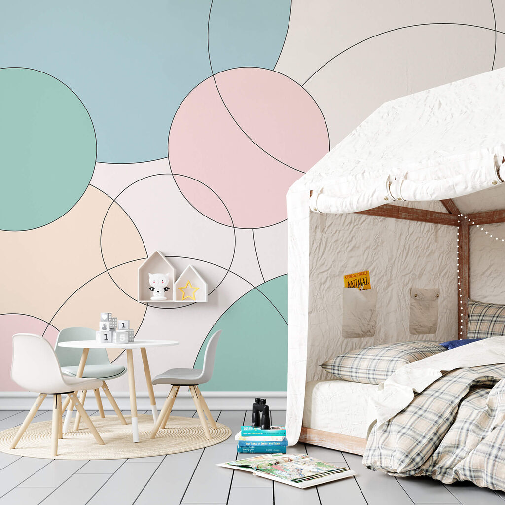 Vzor kruhov a listov