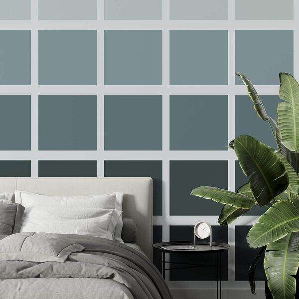 Sivé štvorce s čiernymi štvorcami