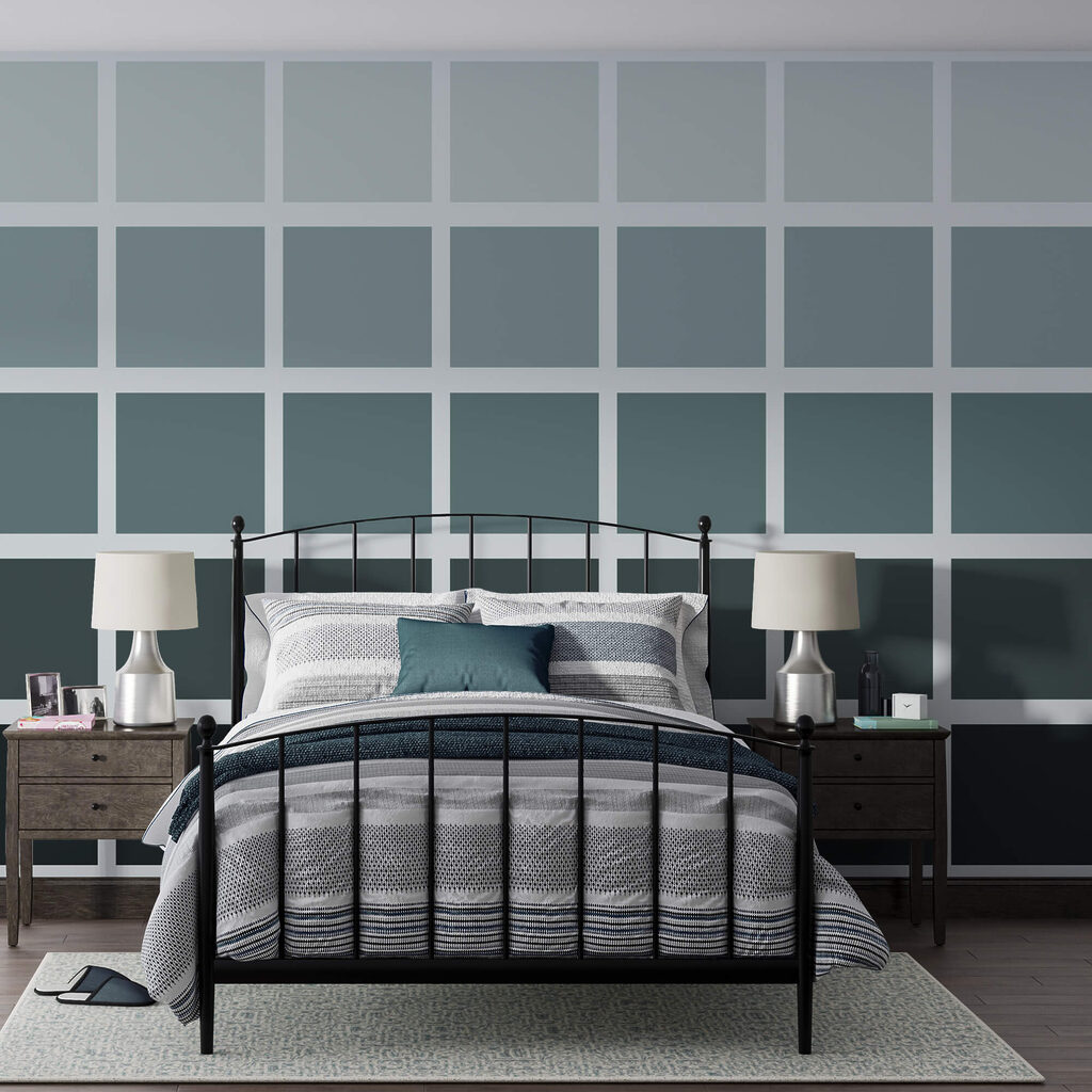 Sivé štvorce s čiernymi štvorcami