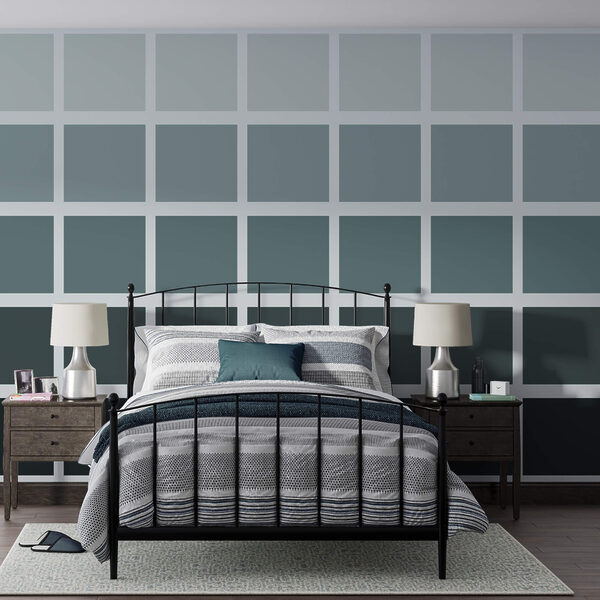 Sivé štvorce s čiernymi štvorcami