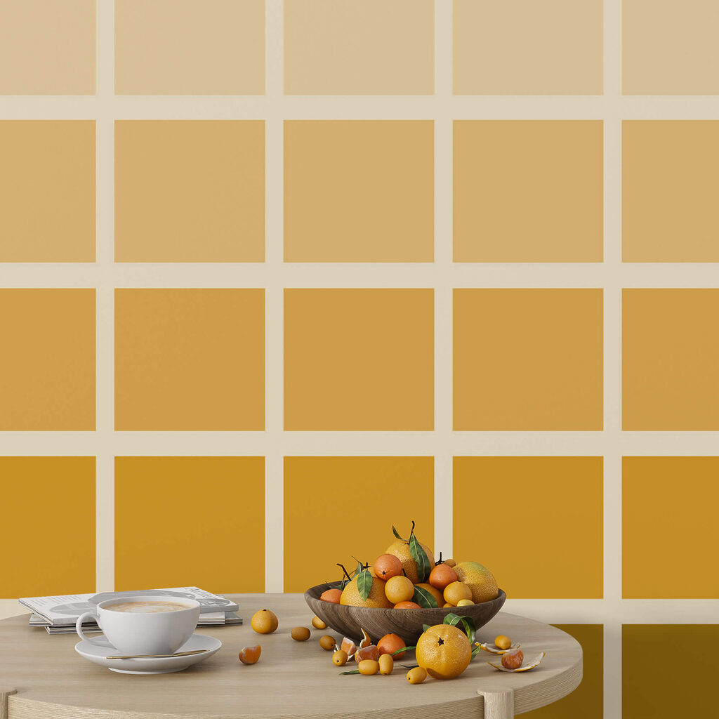 Žlté a hnedé štvorce Žlté a hnedé štvorce