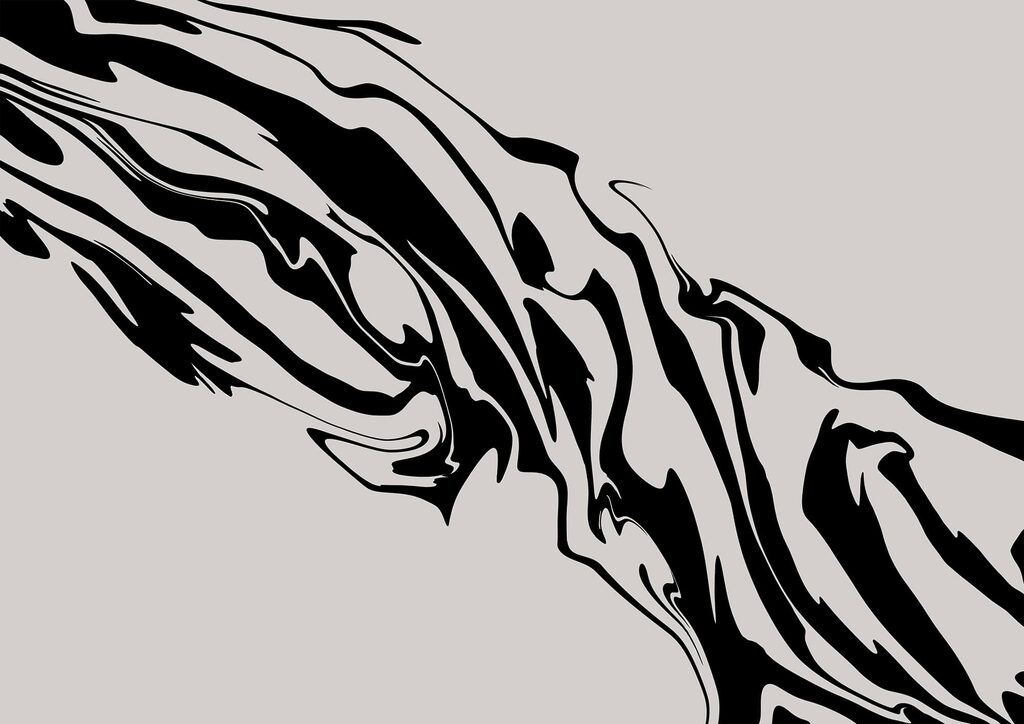 Black and white swirly pattern Black and white swirly pattern