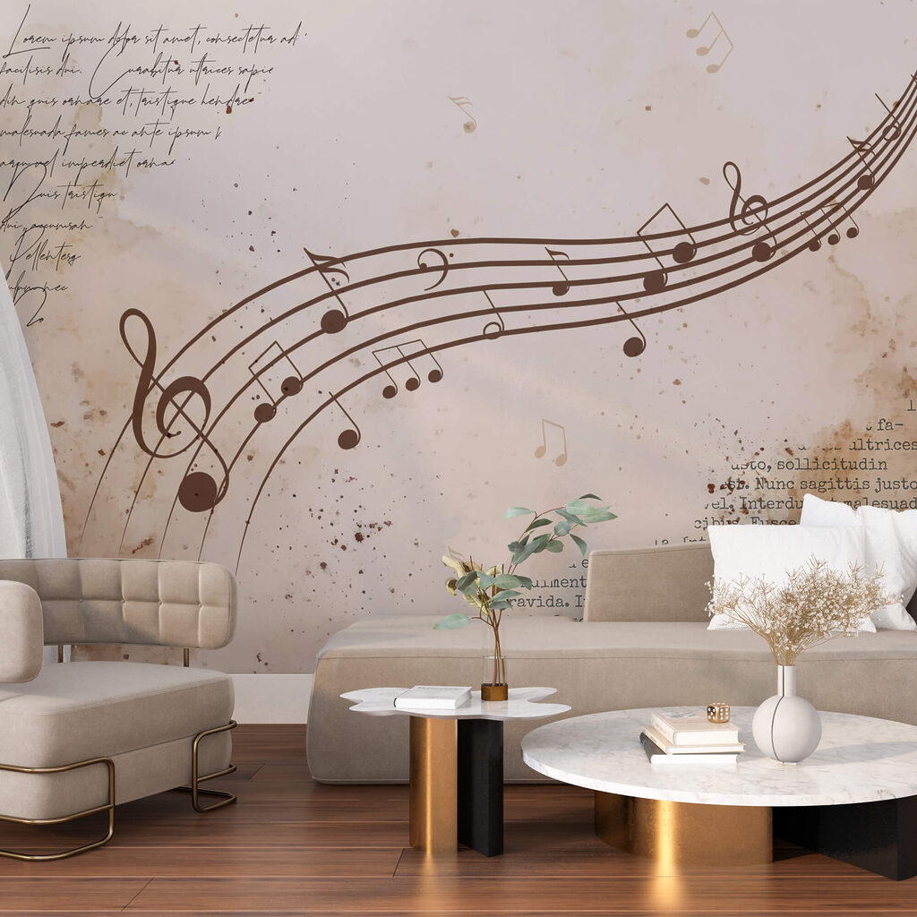 Noty na notovom papieri