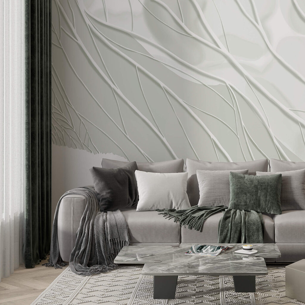 Biele pozadie s čiarami