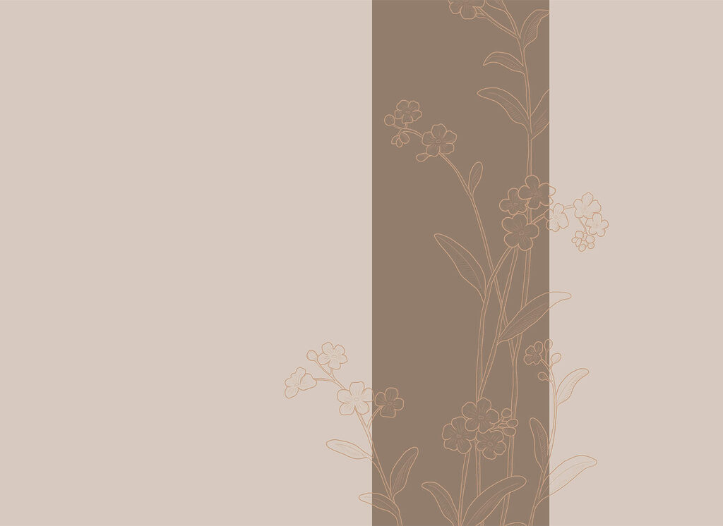 Elegant floral design on soothing background Elegant floral design on soothing background