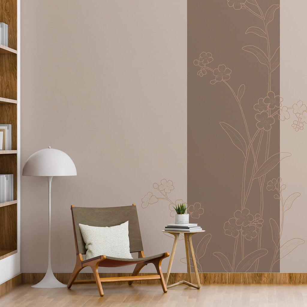 Elegantný kvetinový vzor na upokojujúcom pozadí Elegantný kvetinový vzor na upokojujúcom pozadí