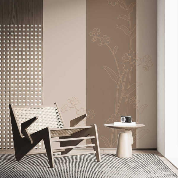 Fototapety Fototapety Elegantný kvetinový vzor na upokojujúcom pozadí (Katalógové číslo: t00413v2)