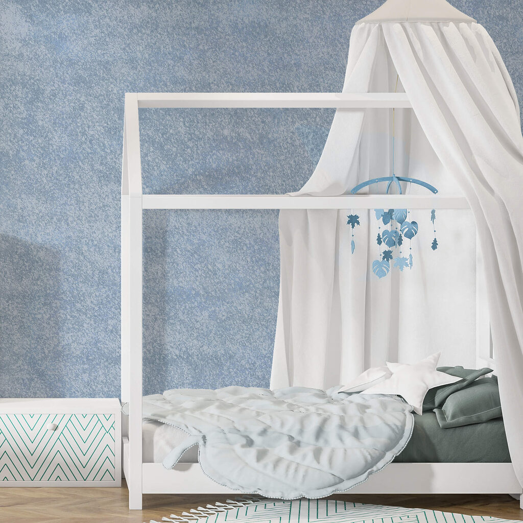 Modro-biely povrch s škvrnami