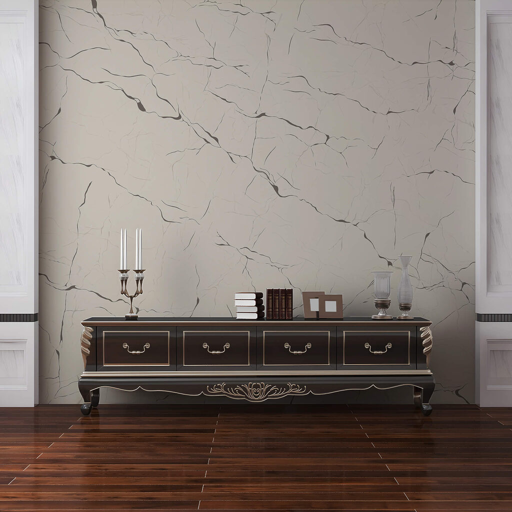 Biely povrch s prasklinami